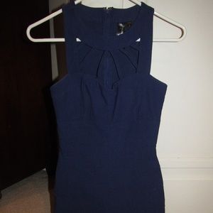 Navy Blue tight short homecoming or formal dress